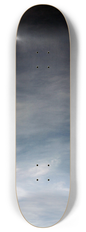 Dark Cloudy Sky 8 Inch Skateboard Deck