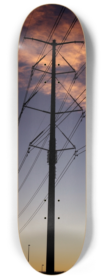 Electric Sunset 8-1/4 Skateboard Deck