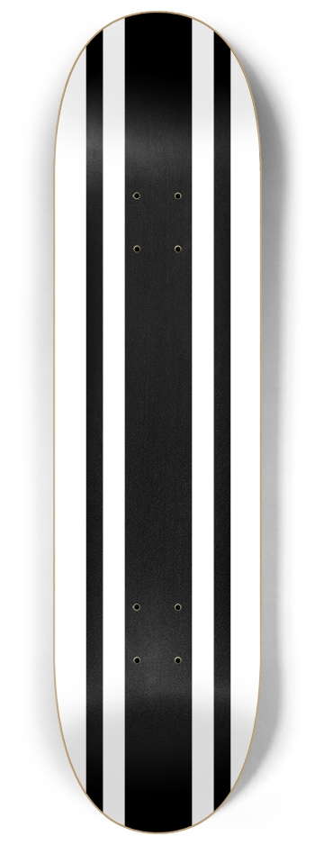 Racing Stripe (transparent) 8-1/4 Skateboard Deck