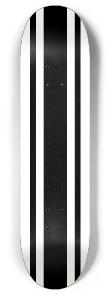 Racing Stripe (transparent) 8 Inch Skateboard Deck