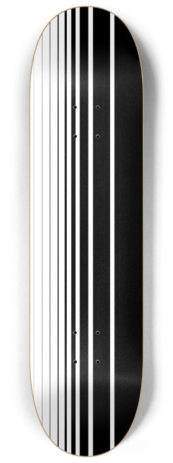 Stripes (transparent) 8-1/4 Skateboard Deck