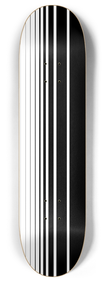 Stripes (transparent) 8 Inch Skateboard Deck