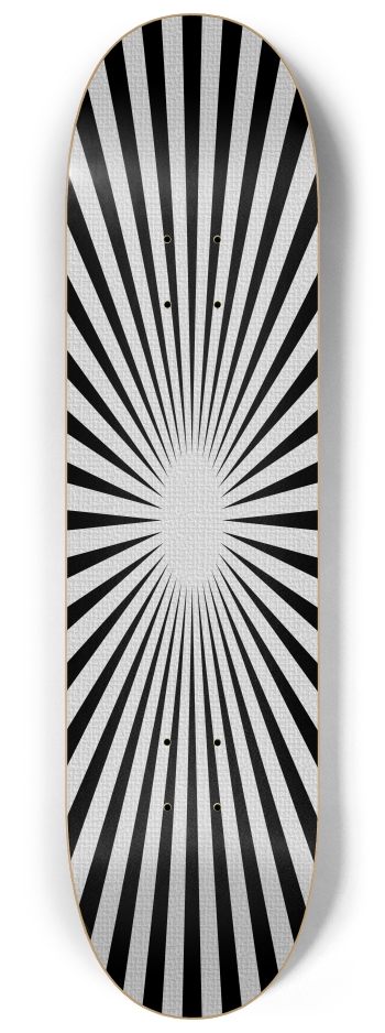 Burst (transparent) 8-1/4 Skateboard Deck