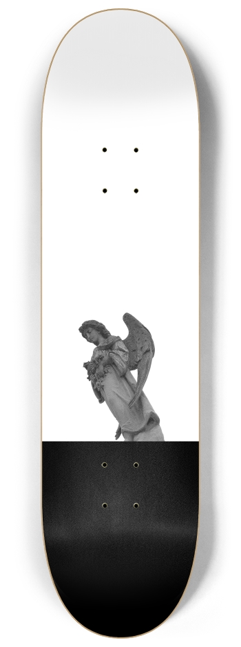 Angel Statue (transparent) 8-1/4 Skateboard Deck