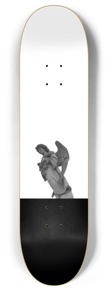 Angel Statue (transparent) 8 Inch Skateboard Deck