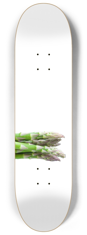 Asparagus (transparent) 8-1/4 Skateboard Deck