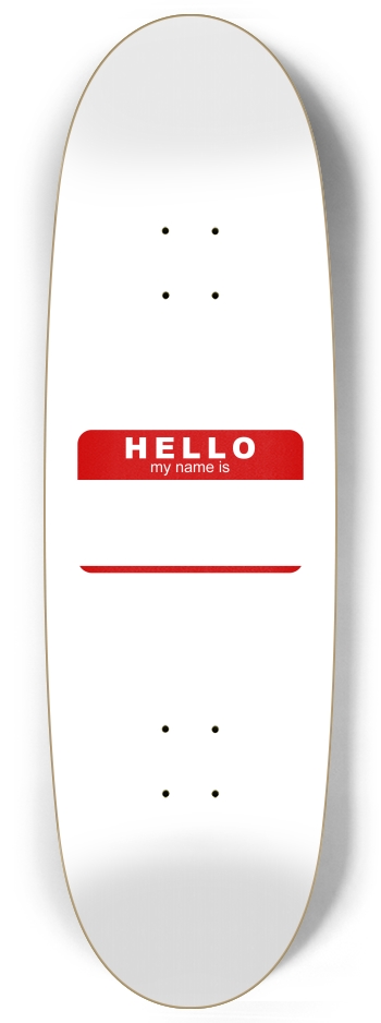 My Name Is.. (transparent) Egg Shape