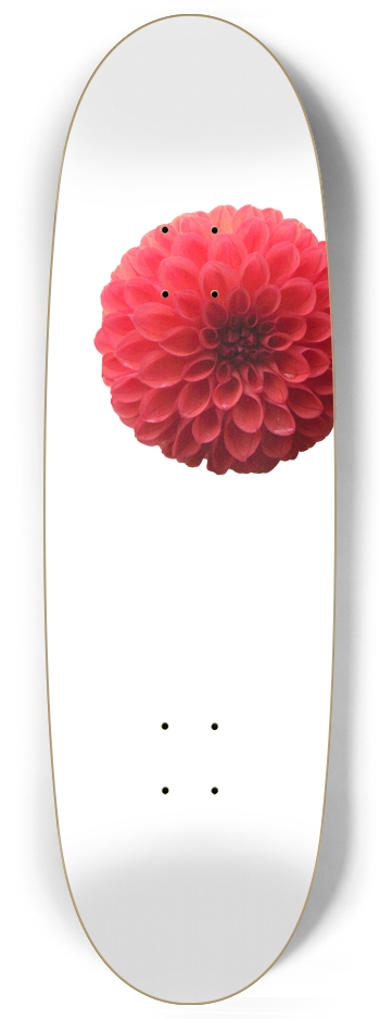 Pink Flower Offset (transparent) Egg Shape