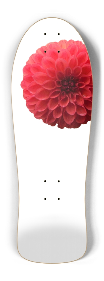 Pink Flower Offset (transparent) Old School Shape