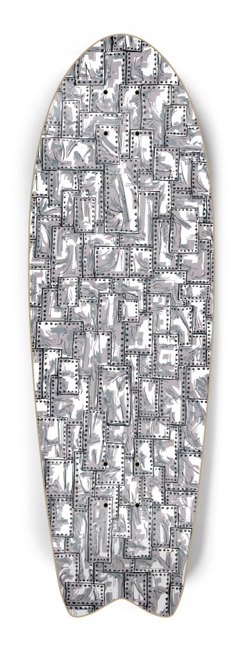 bent metal (silver recommended)