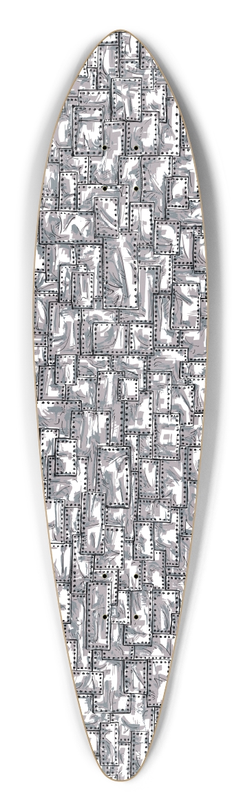 bent metal (silver recommended)