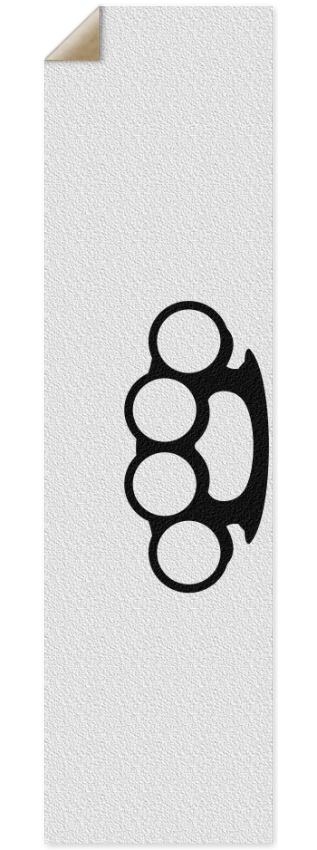 knuckles (transparent) 9 x 33 Inch Griptape