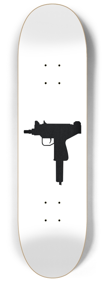 uzi transparent 8-1/4 Skateboard Deck