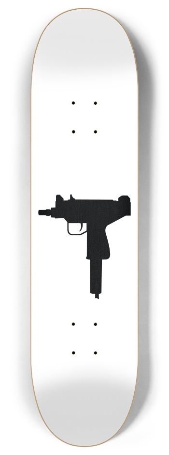 uzi transparent 8 Inch Skateboard Deck