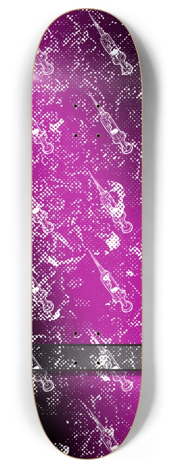 needles and love 8 Inch Skateboard Deck