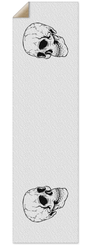 skulls transparent 9 x 33 Inch Griptape