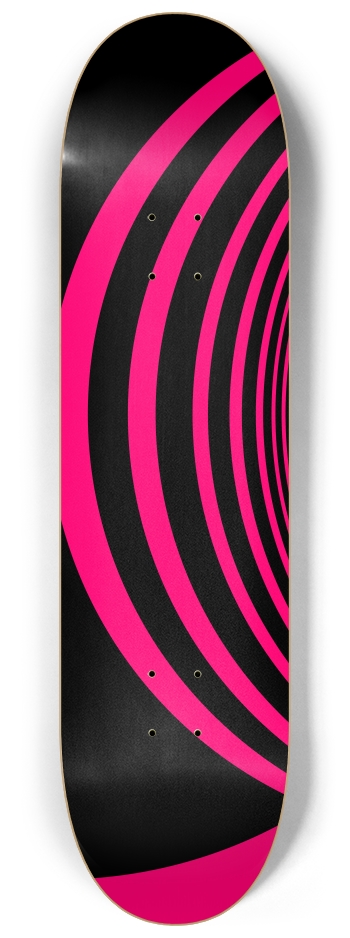 Pink Rings 8-1/4 Skateboard Deck