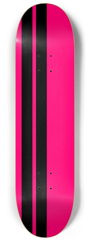 Racing Strip Pink 8-1/4 Skateboard Deck