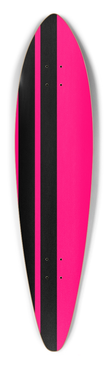 Racing Strip Pink Pintail Longboard