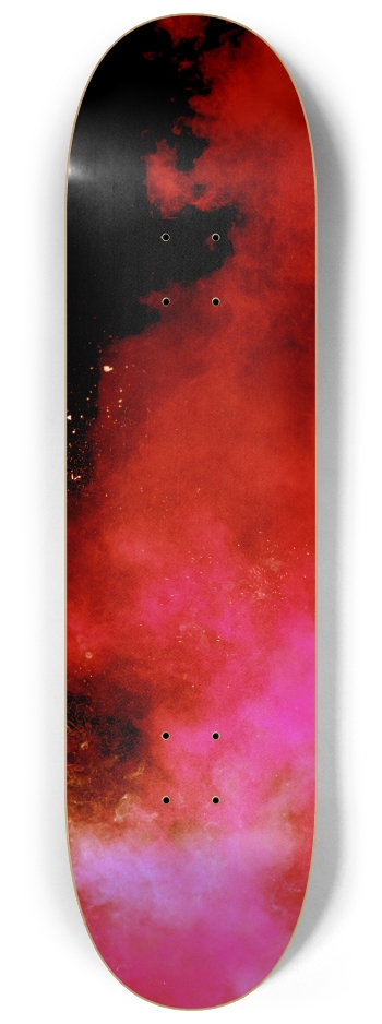 Red Smoke 8-1/4 Skateboard Deck