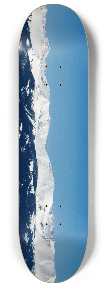snowy mountains 8-1/4 Skateboard Deck