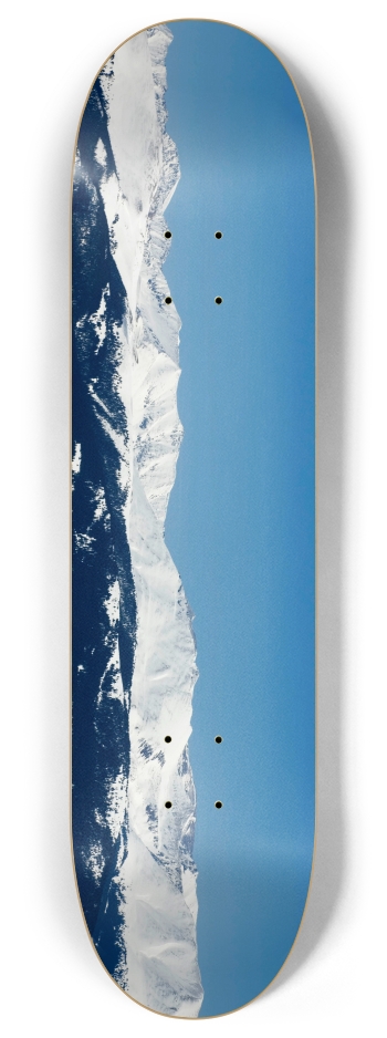 snowy mountains 8 Inch Skateboard Deck