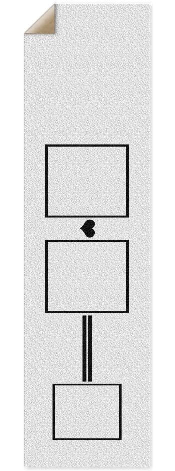 Squares Love Equal 9 x 33 Inch Griptape