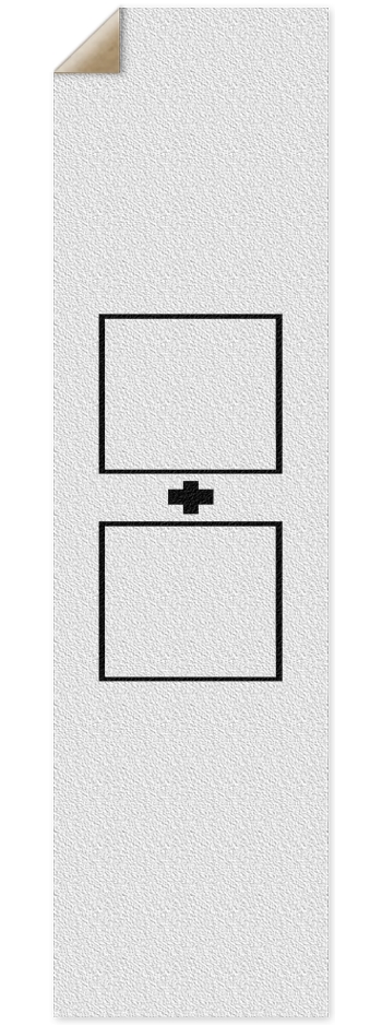 Squares Plus 9 x 33 Inch Griptape