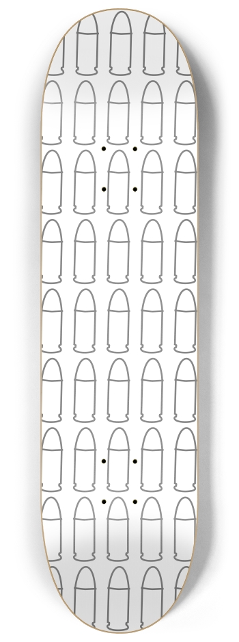 Bullet Pattern 1 8-1/4 Skateboard Deck
