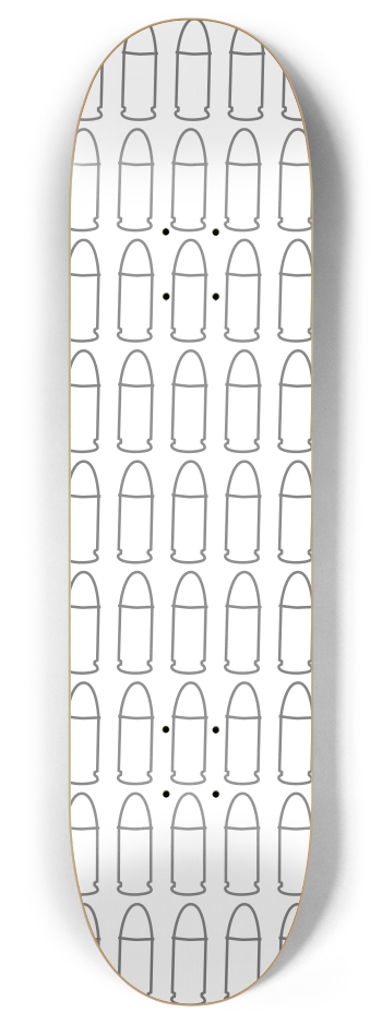 Bullet Pattern 1 8 Inch Skateboard Deck