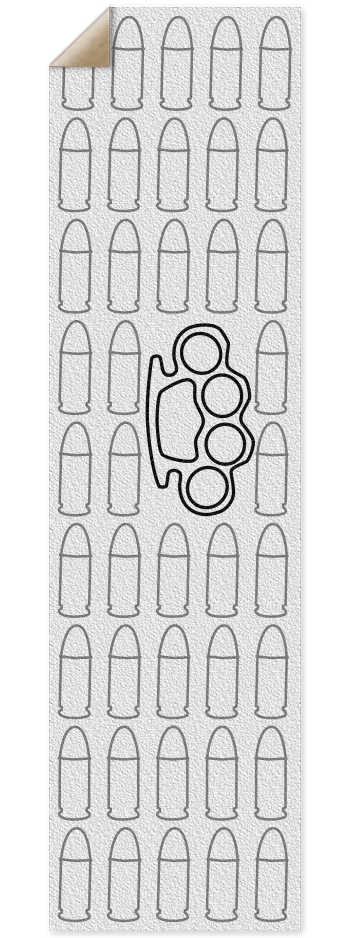 Bullets & Brass Knuckle 9 x 33 Inch Griptape