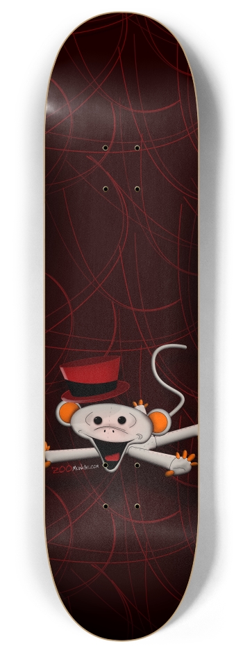ZOOmunkie.com 2011 8 Inch Skateboard Deck