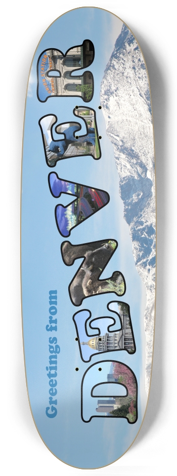 Denver Postcard Egg Shape