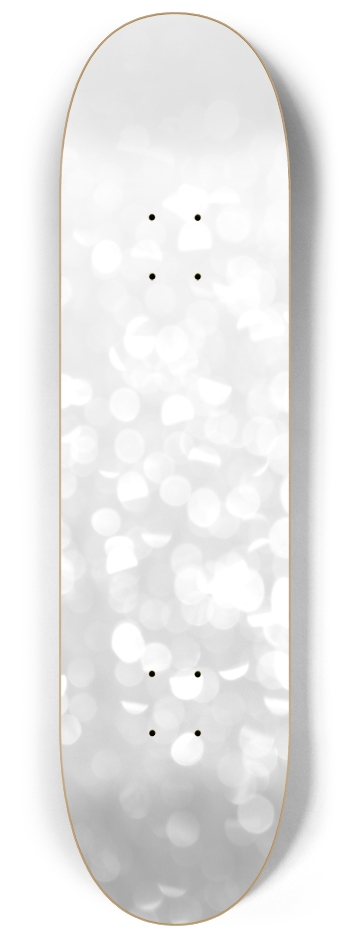 Sparkle Transparent 8-1/4 Skateboard Deck