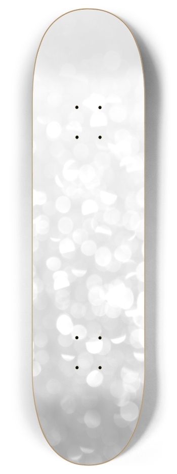 Sparkle Transparent 8 Inch Skateboard Deck
