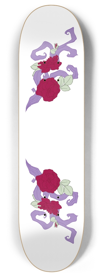 Roses 8 Inch Skateboard Deck