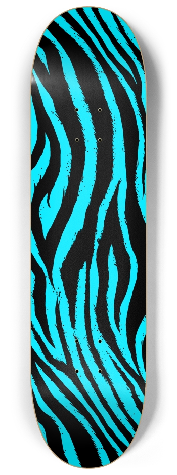 Blue Zebra 8-1/4 Skateboard Deck