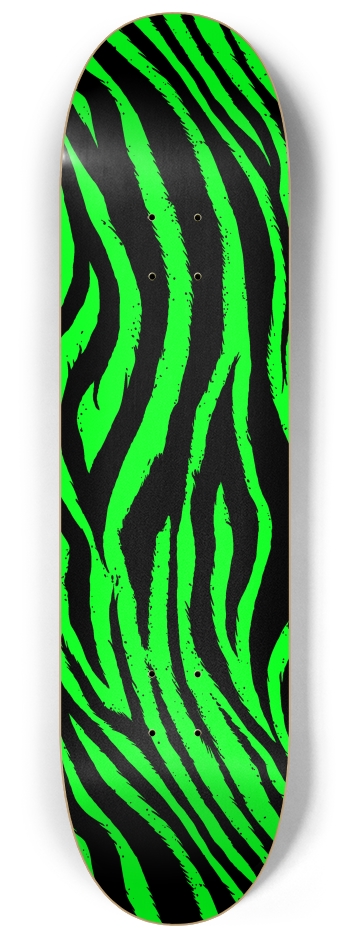 Green Zebra 8-1/4 Skateboard Deck