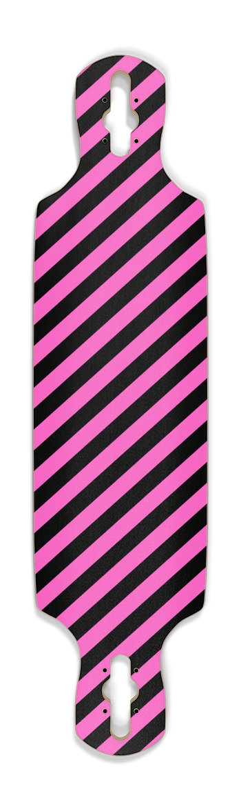 Pink Angled Stripes