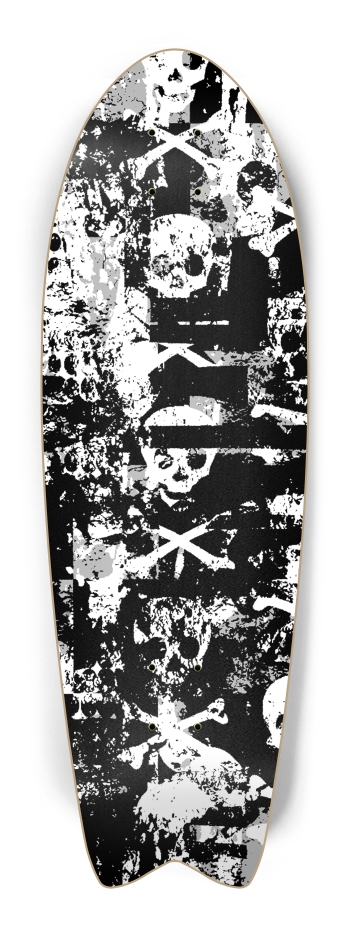 Splatter Grunge Fish Tail
