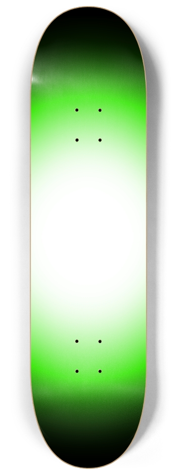 Green Black White Gradient Background 8-1/4 Skateboard Deck