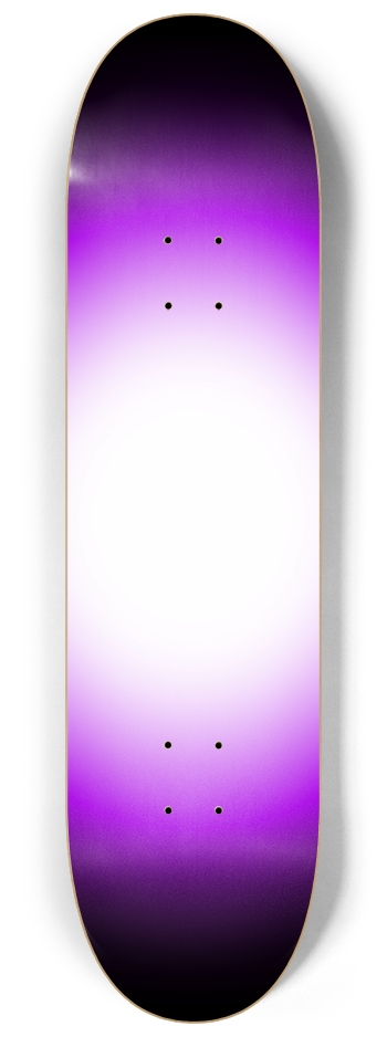 Purple Black White Gradient Background 8-1/4 Skateboard Deck