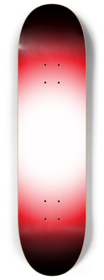 Red Black White Gradient Background 8-1/4 Skateboard Deck
