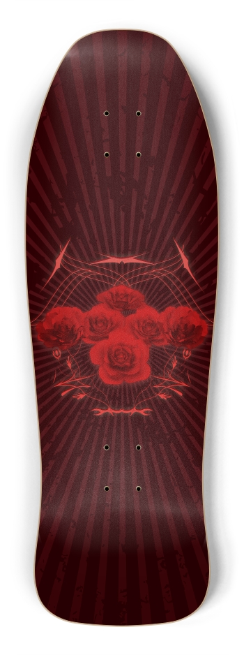 Red Roses and Tribals Shredder Shape