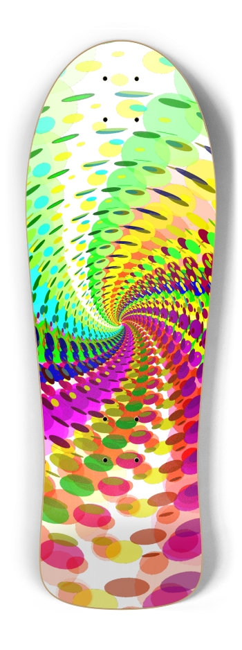 Abstract / Psychedelic Spiral Pattern Old School Shape