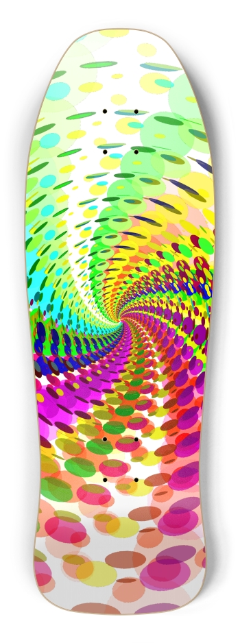 Abstract / Psychedelic Spiral Pattern Shredder Shape