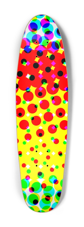 Abstract Color Halftone Dots