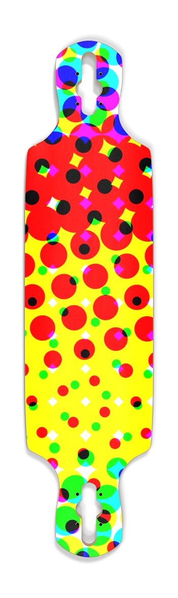 Abstract Color Halftone Dots