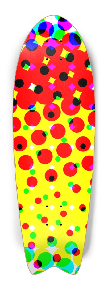 Abstract Color Halftone Dots