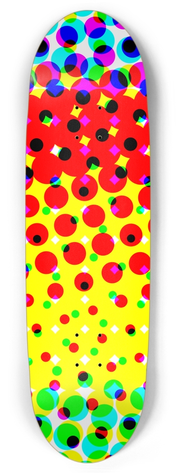 Abstract Color Halftone Dots